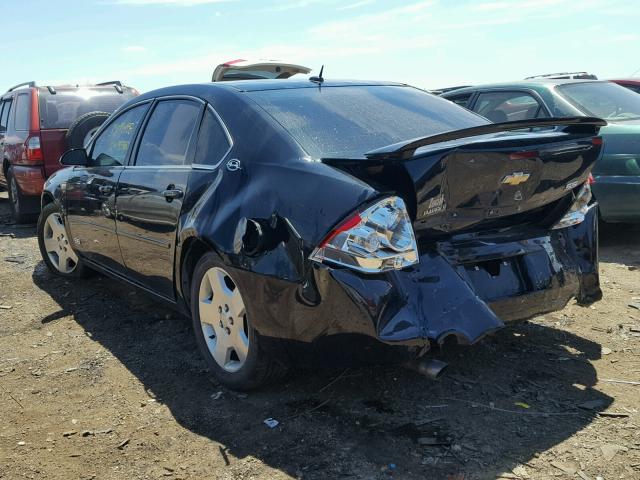 2G1WD58C689248774 - 2008 CHEVROLET IMPALA SUP 黑色 照片 3