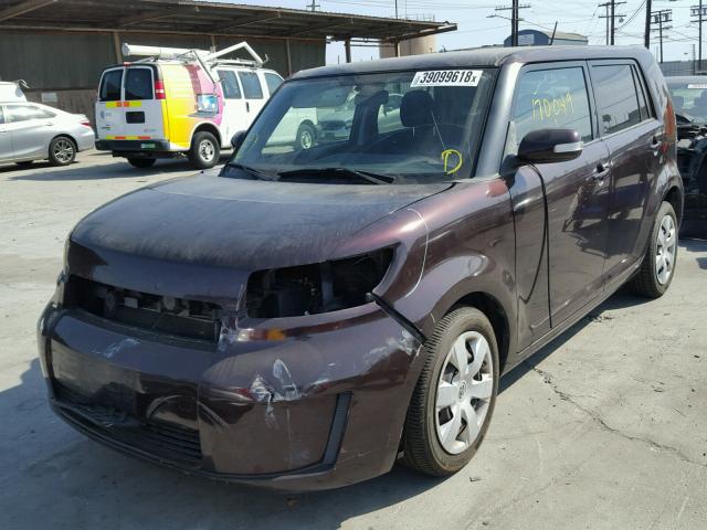 JTLKE50E181050564 - 2008 TOYOTA SCION XB ბურგუნდია ფოტო 2
