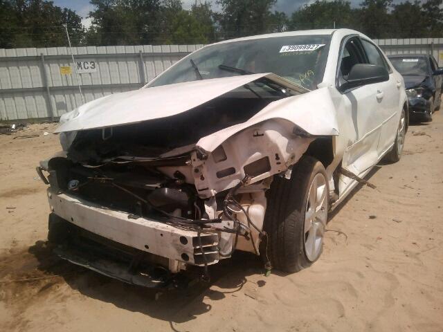 1G1ZA5EUXCF388605 - 2012 CHEVROLET MALIBU LS 白色 照片 2