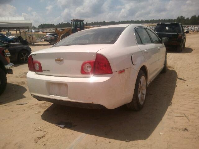 1G1ZA5EUXCF388605 - 2012 CHEVROLET MALIBU LS 白色 照片 4