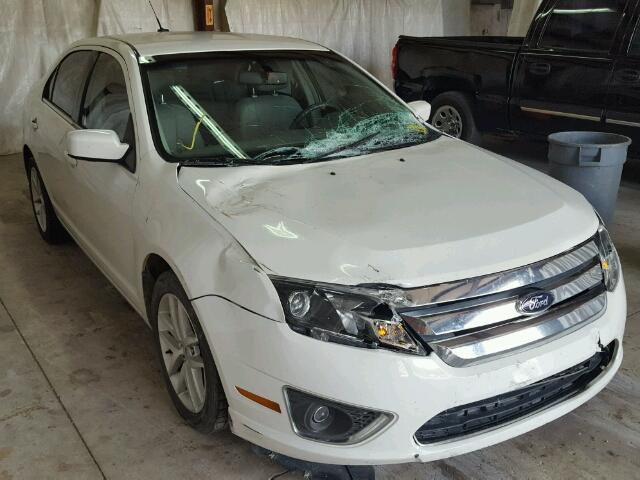 3FAHP0JA9CR303195 - 2012 FORD FUSION SEL WHITE photo 1