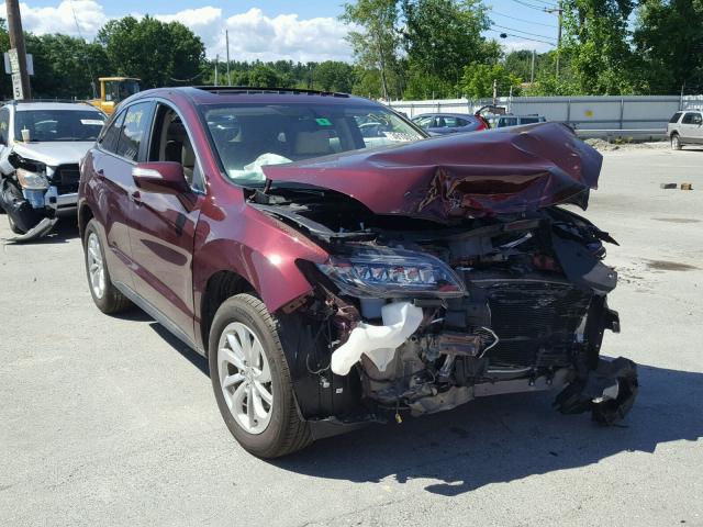 5J8TB4H33HL016122 - 2017 ACURA RDX BASE MAROON photo 1