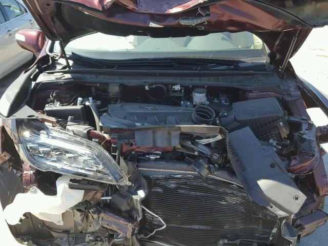 5J8TB4H33HL016122 - 2017 ACURA RDX BASE MAROON photo 7