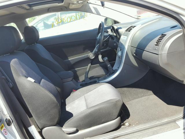 JTKDE167X80225947 - 2008 TOYOTA SCION TC 银色 照片 5