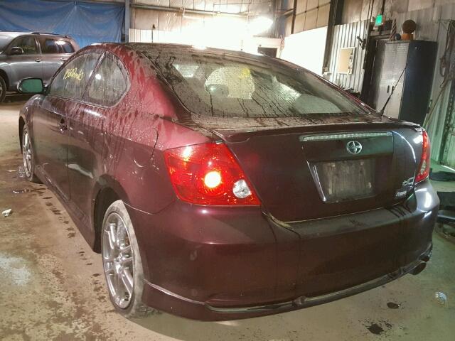 JTKDE177050012810 - 2005 TOYOTA SCION TC 红色 照片 3