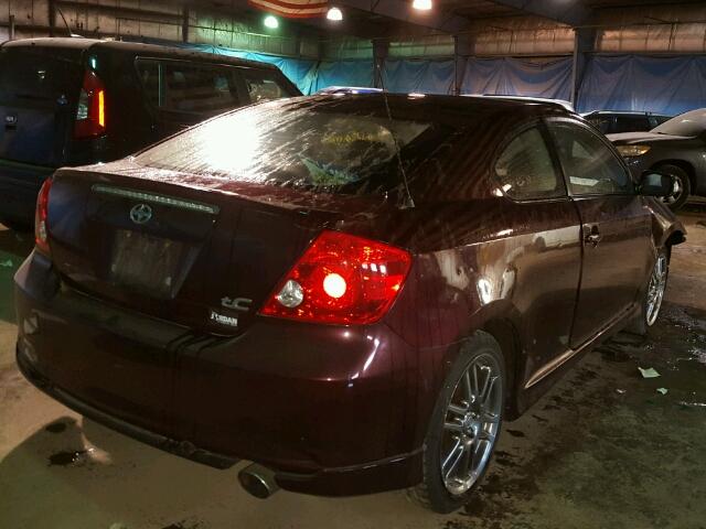 JTKDE177050012810 - 2005 TOYOTA SCION TC 红色 照片 4