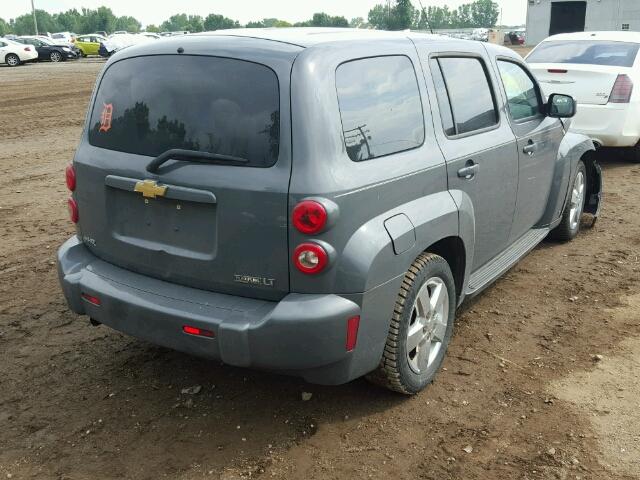 3GNCA23B09S633095 - 2009 CHEVROLET HHR LT GRAY photo 4