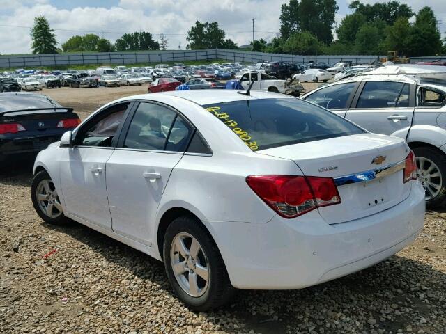 1G1PF5SC2C7252466 - 2012 CHEVROLET CRUZE LT WHITE photo 3