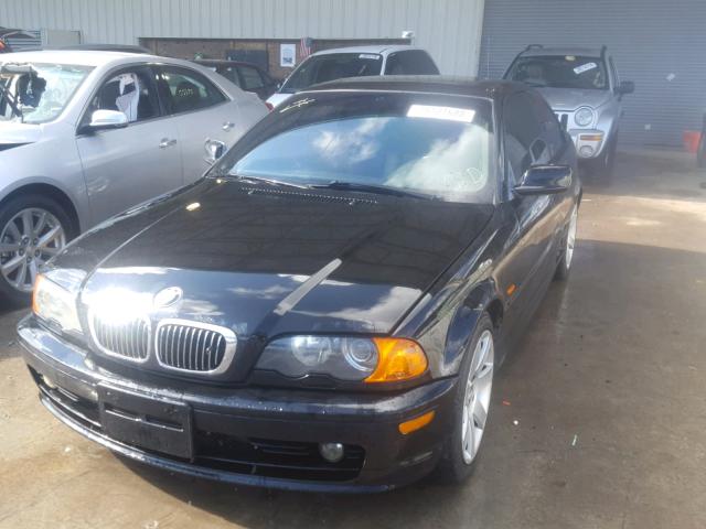 WBABN33441JW57449 - 2001 BMW 325 CI BLACK photo 2