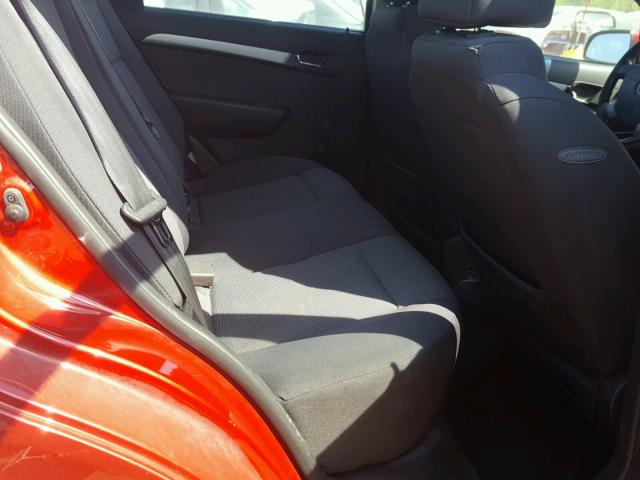 KL1TD5DE4BB192901 - 2011 CHEVROLET AVEO LS RED photo 6