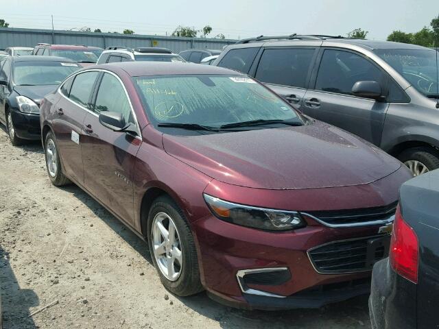 1G1ZB5ST2GF213120 - 2016 CHEVROLET MALIBU LS PURPLE photo 1