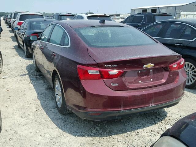 1G1ZB5ST2GF213120 - 2016 CHEVROLET MALIBU LS أرجواني صورة 3
