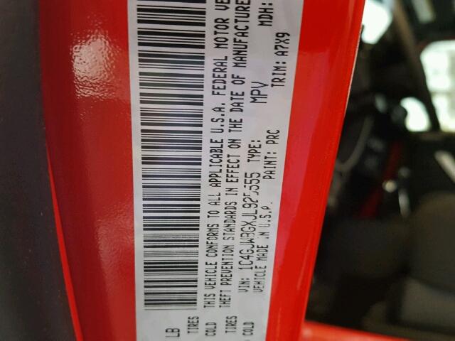 1C4GJWBGXJL925555 - 2018 JEEP WRANGLER S RED photo 10