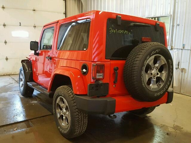 1C4GJWBGXJL925555 - 2018 JEEP WRANGLER S RED photo 3