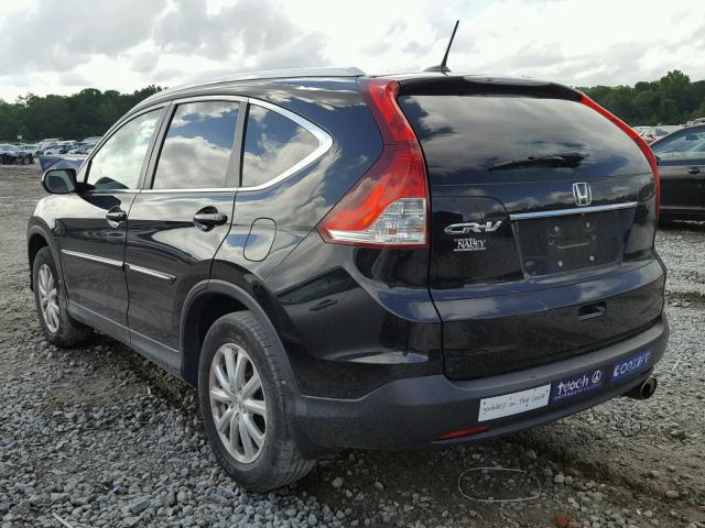 2HKRM3H71DH521218 - 2013 HONDA CR-V EXL BLACK photo 3