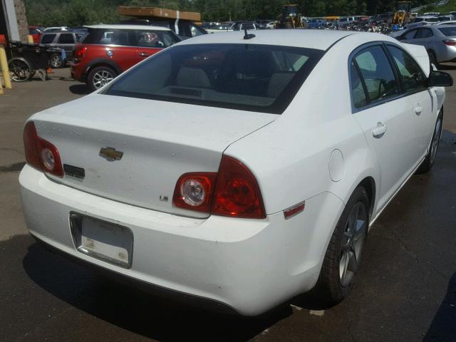 1G1ZG57B994225927 - 2009 CHEVROLET MALIBU LS WHITE photo 4