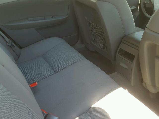 1G1ZG57B994225927 - 2009 CHEVROLET MALIBU LS WHITE photo 6