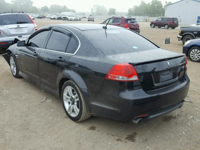 6G2ER57718L135176 - 2008 PONTIAC G8 BLACK photo 3