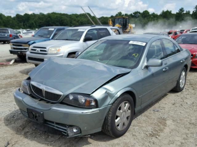 1LNHM86S04Y681357 - 2004 LINCOLN LS GREEN photo 2