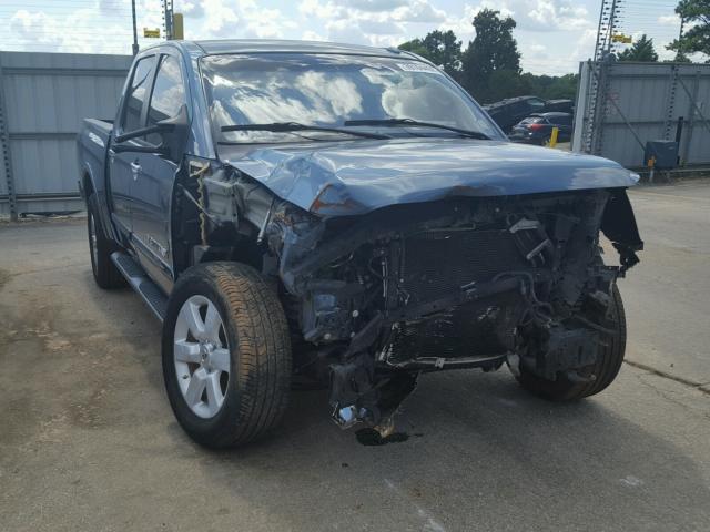 1N6BA0EC3BN305648 - 2011 NISSAN TITAN S BLUE photo 1