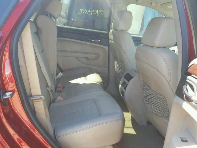 3GYFNEEY6AS605409 - 2010 CADILLAC SRX PERFOR 红色 照片 6