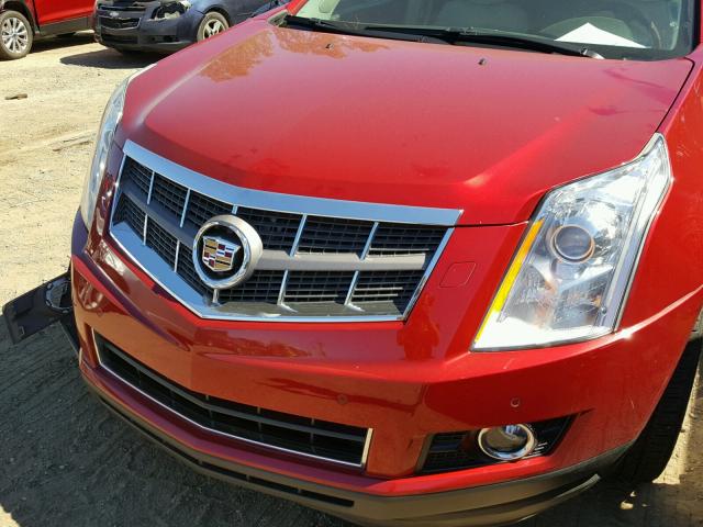 3GYFNEEY6AS605409 - 2010 CADILLAC SRX PERFOR RED photo 7