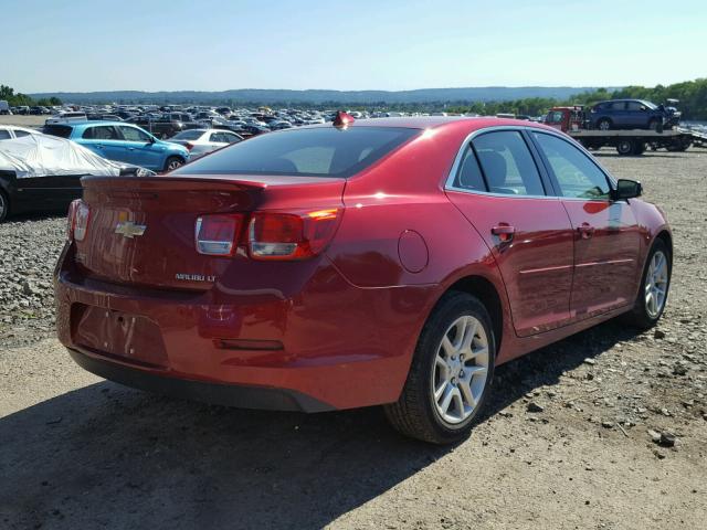 1G11C5SLXEF105058 - 2014 CHEVROLET MALIBU 1LT RED photo 4