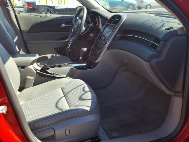 1G11C5SLXEF105058 - 2014 CHEVROLET MALIBU 1LT RED photo 5