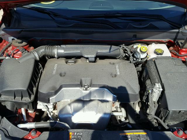 1G11C5SLXEF105058 - 2014 CHEVROLET MALIBU 1LT RED photo 7