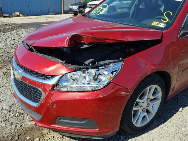 1G11C5SLXEF105058 - 2014 CHEVROLET MALIBU 1LT RED photo 9