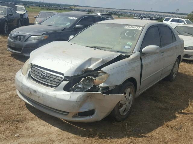 1NXBR32E96Z680258 - 2006 TOYOTA COROLLA SILVER photo 2