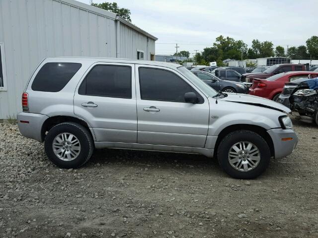 4M2CU97107KJ20572 - 2007 MERCURY MARINER SILVER photo 9