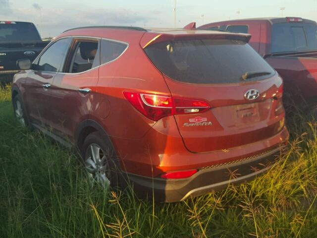 5XYZU3LAXDG067917 - 2013 HYUNDAI SANTA FE S ORANGE photo 3