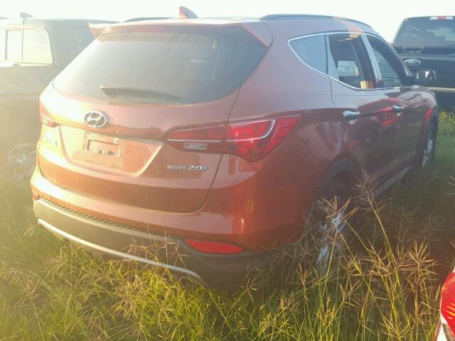 5XYZU3LAXDG067917 - 2013 HYUNDAI SANTA FE S ORANGE photo 4