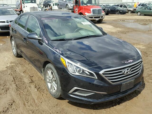 5NPE24AF9GH300031 - 2016 HYUNDAI SONATA SE BLACK photo 1