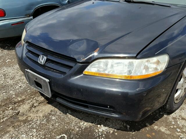 1HGCG56652A142781 - 2002 HONDA ACCORD EX BLUE photo 9