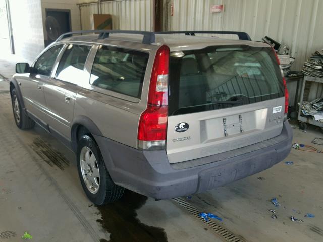 YV1SZ58D921067304 - 2002 VOLVO V70 XC GRAY photo 3