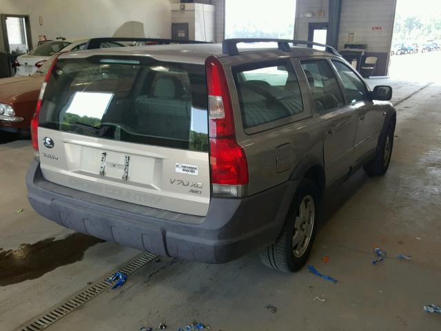 YV1SZ58D921067304 - 2002 VOLVO V70 XC GRAY photo 4