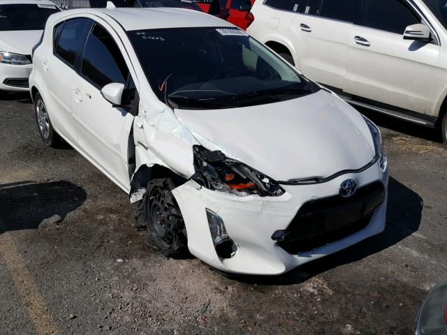 JTDKDTB30F1111687 - 2015 TOYOTA PRIUS C WHITE photo 1