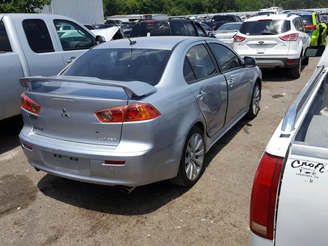 JA3AU86W29U017843 - 2009 MITSUBISHI LANCER GTS SILVER photo 4