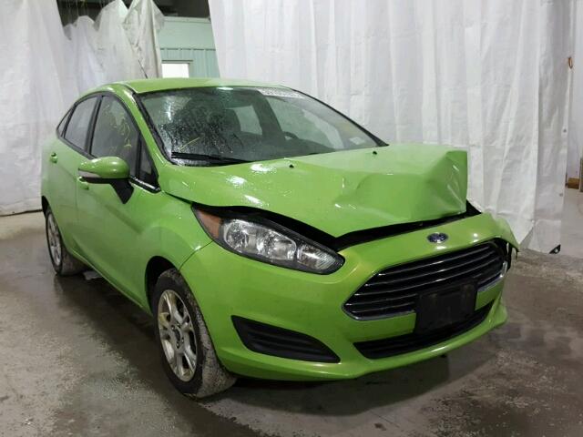 3FADP4BJ1EM205699 - 2014 FORD FIESTA SE GREEN photo 1