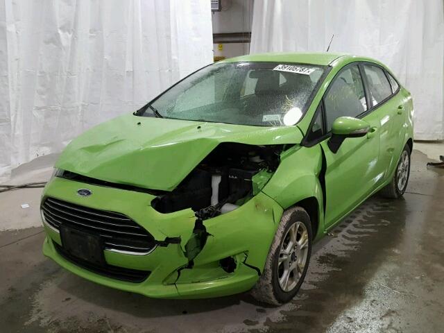 3FADP4BJ1EM205699 - 2014 FORD FIESTA SE GREEN photo 2