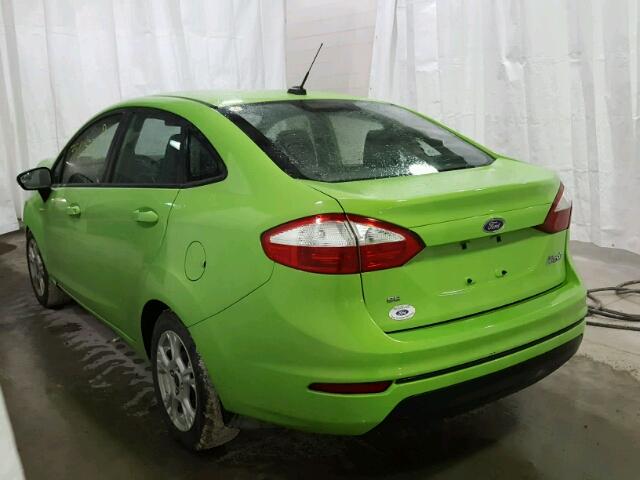 3FADP4BJ1EM205699 - 2014 FORD FIESTA SE GREEN photo 3