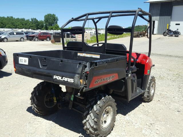 4XAHH68A192711596 - 2009 POLARIS RANGER XP- RED photo 4