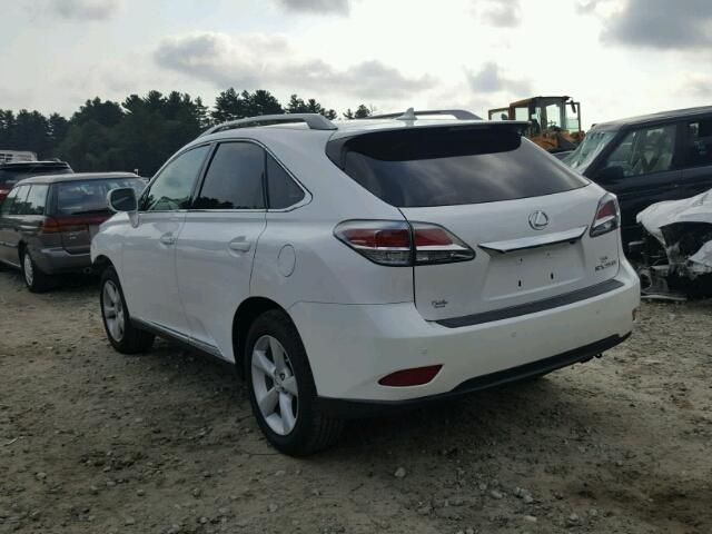 2T2BK1BA2DC202442 - 2013 LEXUS RX 350 WHITE photo 3