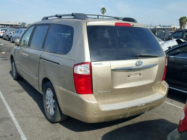 KNDMB233266064771 - 2006 KIA SEDONA EX GOLD photo 3