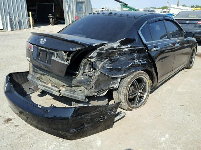 1HGCP3F82CA023142 - 2012 HONDA ACCORD BLACK photo 4