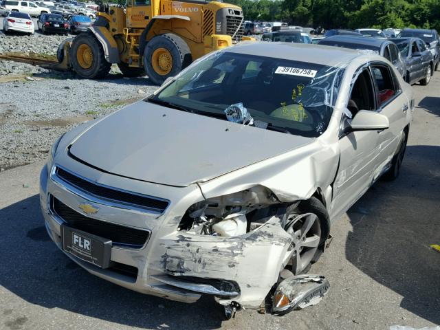 1G1ZC5E00CF344832 - 2012 CHEVROLET MALIBU 1LT ოქროსფერი ფოტო 2