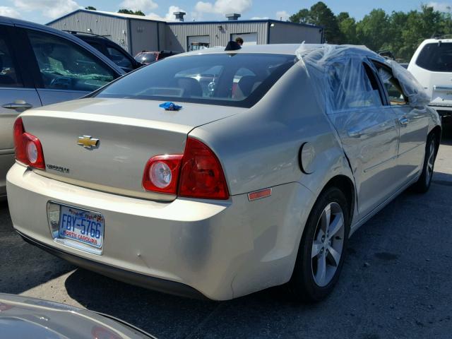 1G1ZC5E00CF344832 - 2012 CHEVROLET MALIBU 1LT ოქროსფერი ფოტო 4