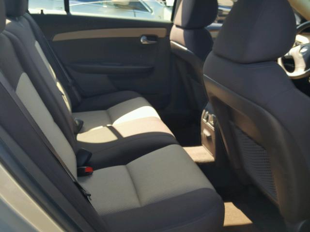 1G1ZC5E00CF344832 - 2012 CHEVROLET MALIBU 1LT ოქროსფერი ფოტო 6